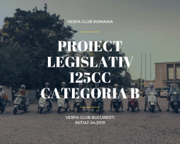Proiect legislativ: Conducere scutere 125cc cu categoria B