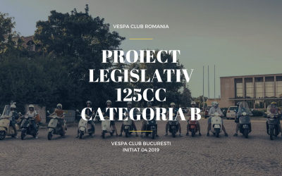 Proiect legislativ: Conducere scutere 125cc cu categoria B