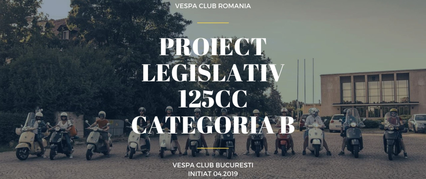 Proiect legislativ: Conducere scutere 125cc cu categoria B