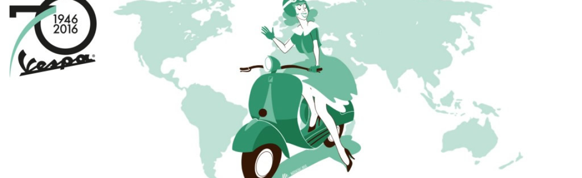 70 de ani cu Vespa prin lume.