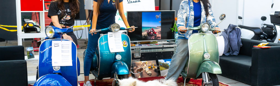 Vespa Classic la Expo Moto București 2025 – un weekend fain între pasionați